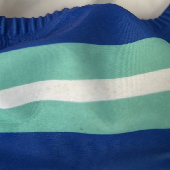 Men's MOSCHINO Blue Striped logo Swim Briefs - Picture 6 of 7